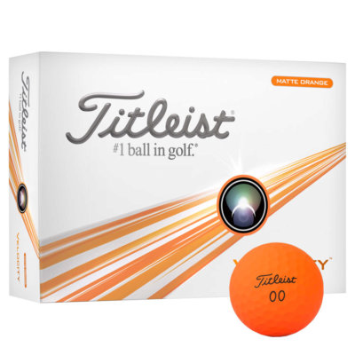Titleist Velocity Golfbolde Orange 2024