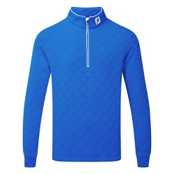 FootJoy Diamond Jaquard Chill-Out Golf Sweater (blå)