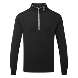 FootJoy Diamond Jaquard Chill-Out Golf Sweater (sort)