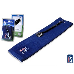 PGA Tour Golfhåndklæde med børste