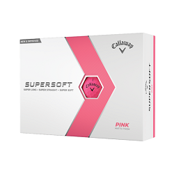 Callaway Supersoft Matte Golfbolde Pink 2023