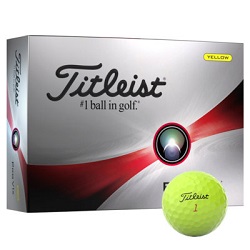 Titleist Pro V1X Golfbolde Gul med logo