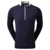 FootJoy Rib Trim Chill-Out Golf Pullover (mørkeblå)