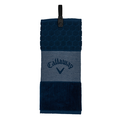 Callaway Tri-Fold Golfhåndklæde Mørkeblå