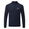 Callaway Blended Merino 14 Zip Golf Sweater (mørkeblå)