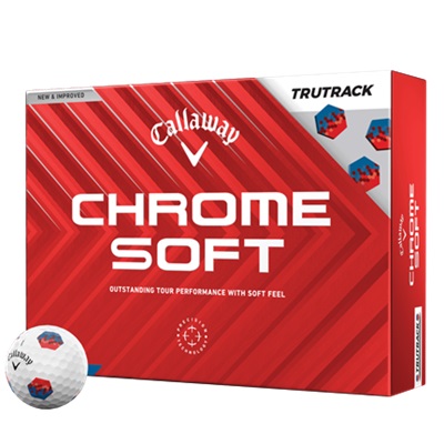 Callaway Chrome Soft Tru Track Golfbolde 2024