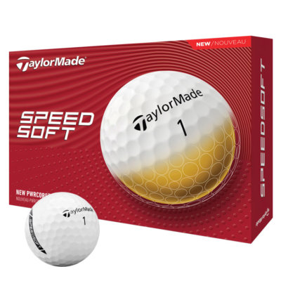 TaylorMade SpeedSoft Golfbolde (hvid)