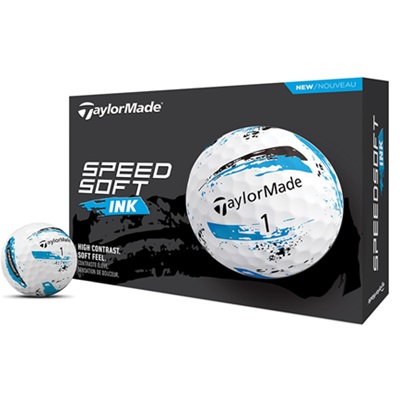 TaylorMade SpeedSoft Ink Golfbolde (blå)