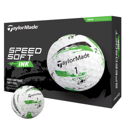 TaylorMade SpeedSoft Ink Golfbolde (grøn)
