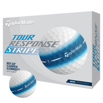 TaylorMade Tour Response Stripe Golfbolde (blå)