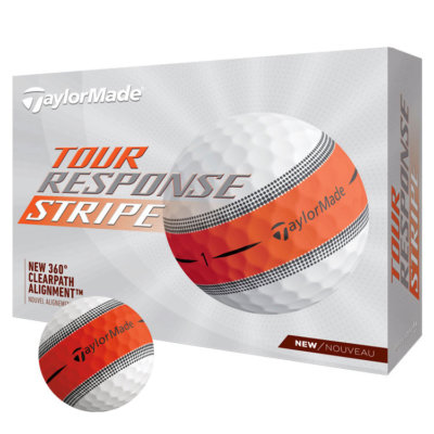 TaylorMade Tour Response Stripe Golfbolde (orange)