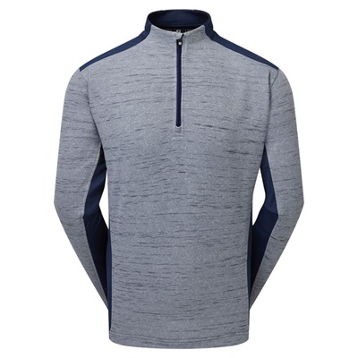 FootJoy Space Dye Thermal Chill-Out Golf Pullover (mørkeblå)