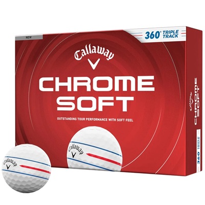 Callaway Chrome Soft 360 Triple Track Golfbolde 2026